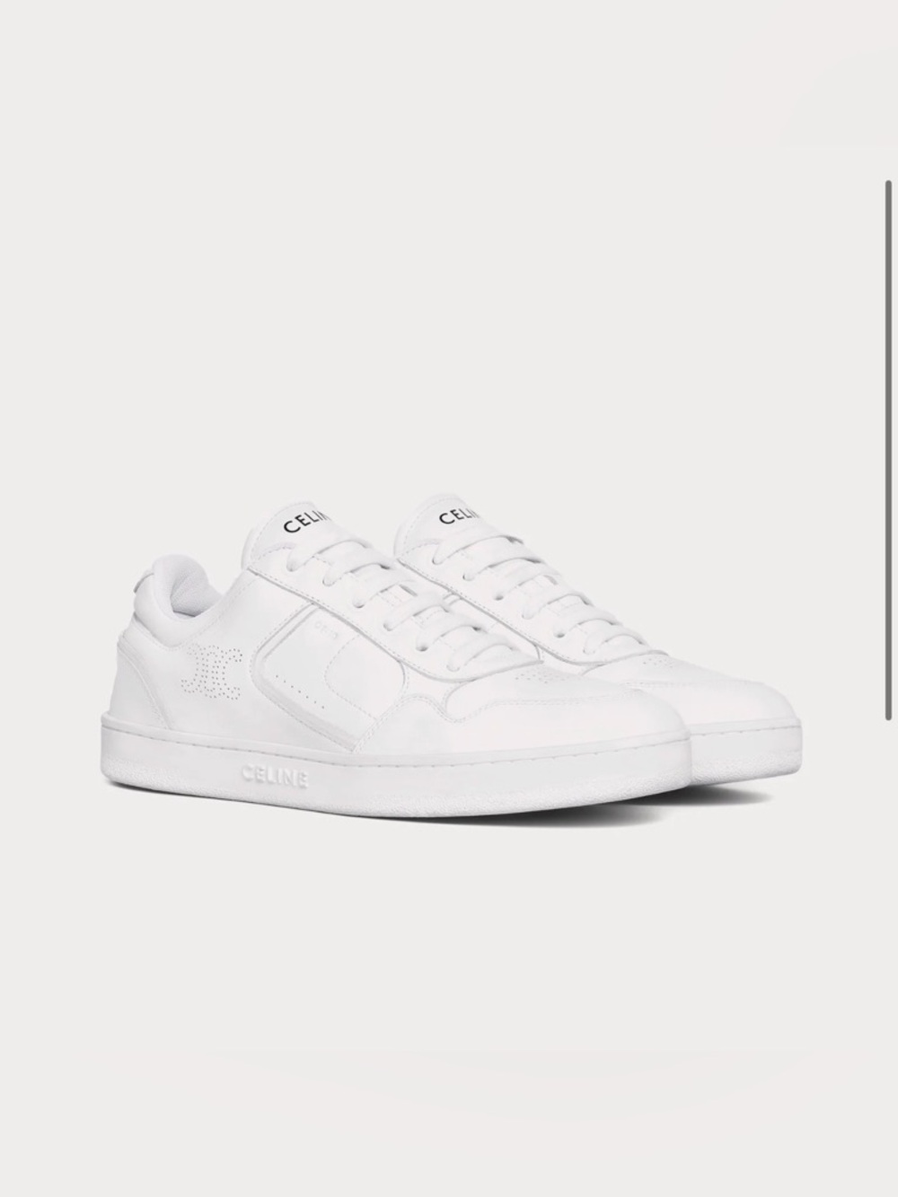 Celine - CT-10 Lace-Up Calfskin Optic White
Low Top Leather Sneakers - Picture 2 of 4